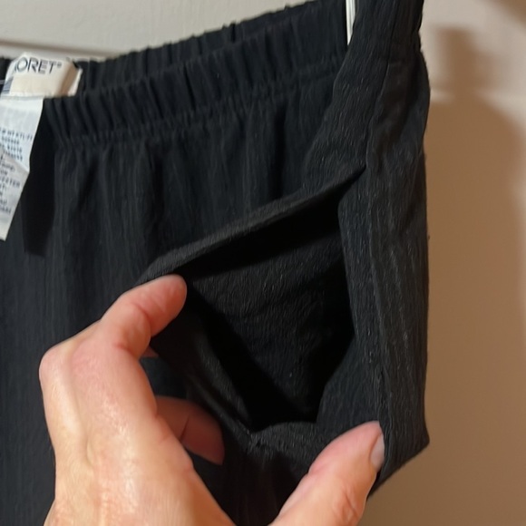 Boho Tiered Skirt Koret Black Maxi women’s L B&W Zebra Patchwork Embroidery - Picture 5 of 10